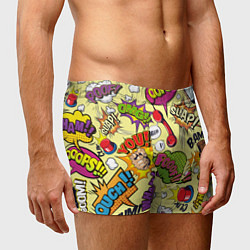 Трусы-боксеры мужские Комикс, цвет: 3D-принт — фото 2