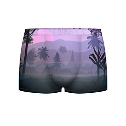 Трусы-боксеры мужские Forest at sunset, цвет: 3D-принт