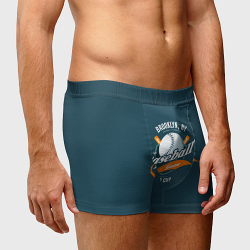 Мужские трусы Бейсбол / 3D-принт – фото 3