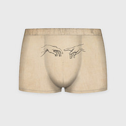 Мужские трусы Сотворение Адама - гранж