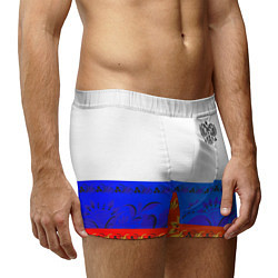 Трусы-боксеры мужские Russia 3, цвет: 3D-принт — фото 2