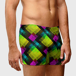 Трусы-боксеры мужские Абстрактный разноцветный узор, цвет: 3D-принт — фото 2