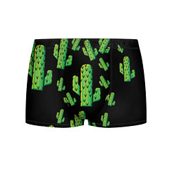 Трусы-боксеры мужские Cactus Time - Веселые кактусы, цвет: 3D-принт