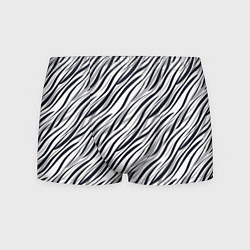 Мужские трусы Черно-белый полосатый тигровый