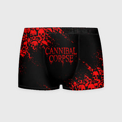 Мужские трусы CANNIBAL CORPSE КРАСНЫЕ ЧЕРЕПА