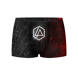 Трусы-боксеры мужские Linkin Park Logo Линкин Парк, цвет: 3D-принт