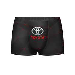 Трусы-боксеры мужские Toyota Тонкие линии неона, цвет: 3D-принт