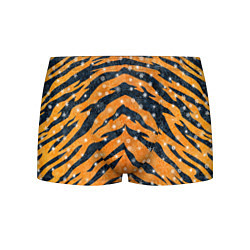 Трусы-боксеры мужские Новогодняя шкура тигра, цвет: 3D-принт