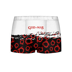 Трусы-боксеры мужские God of War Logo Pattern, цвет: 3D-принт
