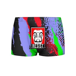 Трусы-боксеры мужские La Casa de Papel Resist, цвет: 3D-принт