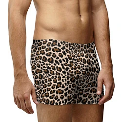 Трусы-боксеры мужские Леопардовые Пятна, цвет: 3D-принт — фото 2