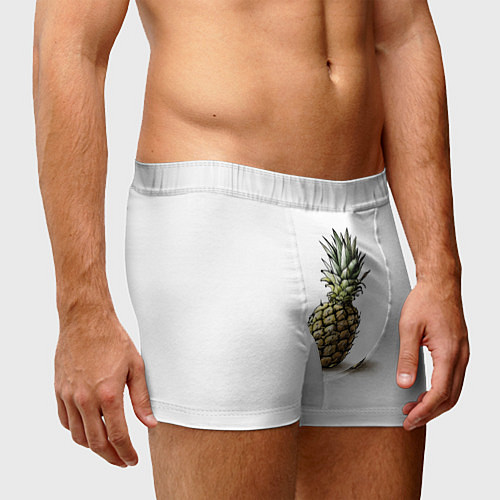 Мужские трусы Pineapple watercolor / 3D-принт – фото 3