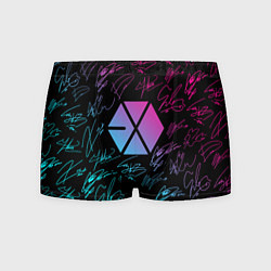 Мужские трусы EXO BAND НЕОНОВЫЕ АВТОГРАФЫ