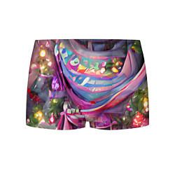 Трусы-боксеры мужские Новогодний конфетти, цвет: 3D-принт