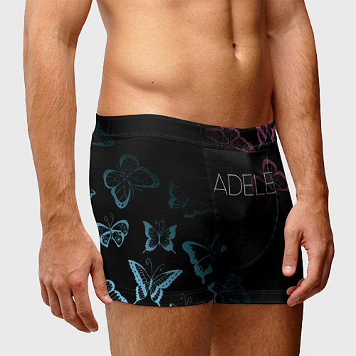 Мужские трусы Adele Бабочки / 3D-принт – фото 3
