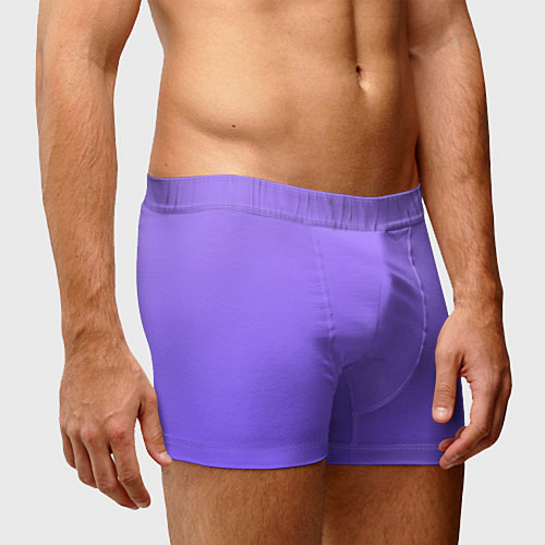 Мужские трусы Красивый фиолетовый светлый градиент / 3D-принт – фото 3