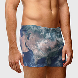 Трусы-боксеры мужские Земля из космоса, цвет: 3D-принт — фото 2