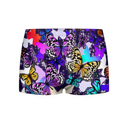 Трусы-боксеры мужские Бабочки Butterflies, цвет: 3D-принт