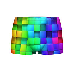 Трусы-боксеры мужские Color geometrics pattern Vanguard, цвет: 3D-принт