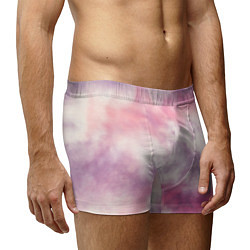 Трусы-боксеры мужские Абстракция розовое небо, цвет: 3D-принт — фото 2