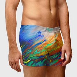 Трусы-боксеры мужские Буйство красок Лето Riot of colors Summer, цвет: 3D-принт — фото 2