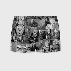 Трусы-боксеры мужские Ведьмак комикс, цвет: 3D-принт