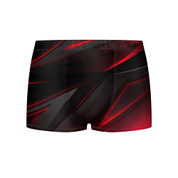 Трусы-боксеры мужские Красно-черный фон, цвет: 3D-принт
