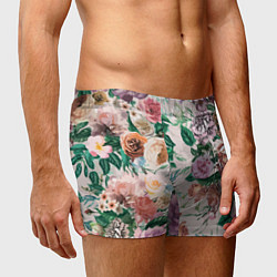 Трусы-боксеры мужские Color floral pattern Expressionism Summer, цвет: 3D-принт — фото 2