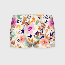 Трусы-боксеры мужские Summer floral pattern, цвет: 3D-принт