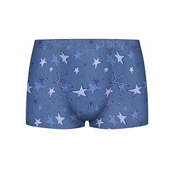 Мужские трусы Gray-Blue Star Pattern