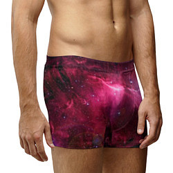 Трусы-боксеры мужские Рубиновая туманность, цвет: 3D-принт — фото 2