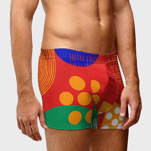 Мужские трусы Геометрические фигуры - абстракция / 3D-принт – фото 3