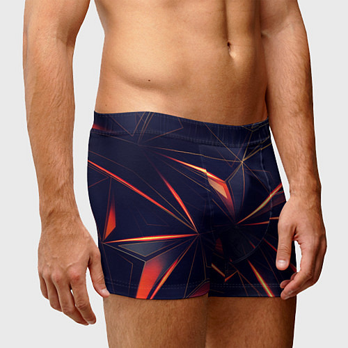 Мужские трусы Раскаленные грани / 3D-принт – фото 3