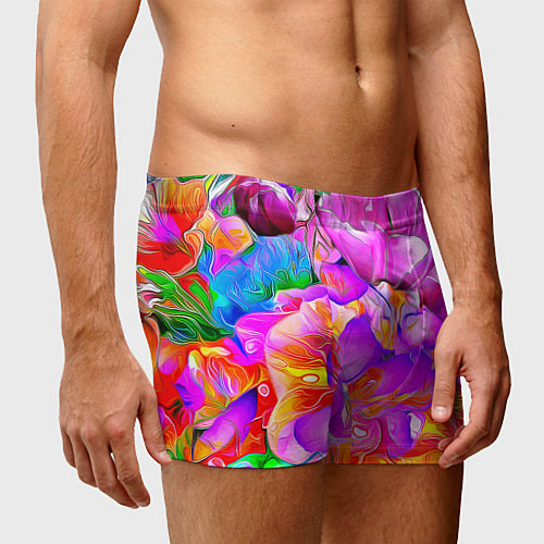 Мужские трусы Flower Illusion / 3D-принт – фото 3