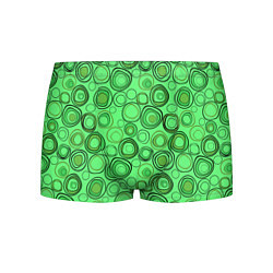 Трусы-боксеры мужские Ярко-зеленый неоновый абстрактный узор, цвет: 3D-принт