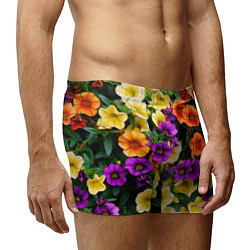 Трусы-боксеры мужские Разноцветная петуния, цвет: 3D-принт — фото 2