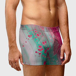 Трусы-боксеры мужские Розовые и голубые краски, цвет: 3D-принт — фото 2