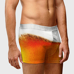 Трусы-боксеры мужские Тёмное пиво, цвет: 3D-принт — фото 2