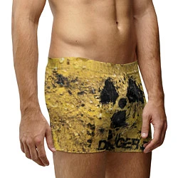 Трусы-боксеры мужские Danger radiation, цвет: 3D-принт — фото 2