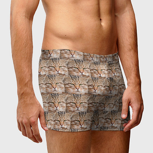 Мужские трусы Кот - Гипнокот / 3D-принт – фото 3