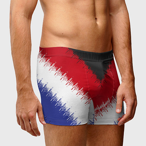 Мужские трусы Разноцветные полосы / 3D-принт – фото 3