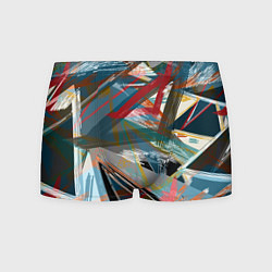 Трусы-боксеры мужские Абстрактный многоцветный узор, цвет: 3D-принт
