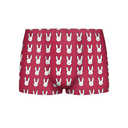 Мужские трусы Bunny Pattern red