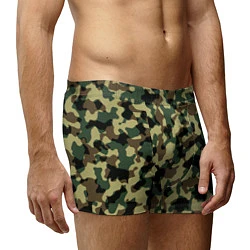 Трусы-боксеры мужские Военный камуфляж, цвет: 3D-принт — фото 2