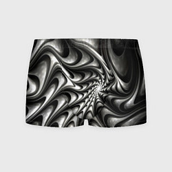 Мужские трусы Abstract fractal grey