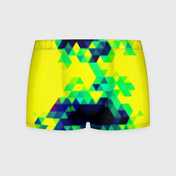 Мужские трусы Yellow green texture