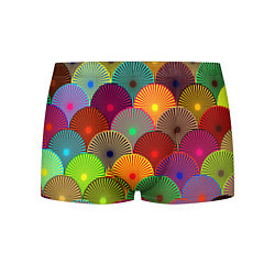 Трусы-боксеры мужские Multicolored circles, цвет: 3D-принт