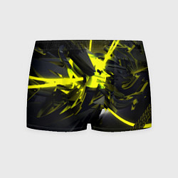 Мужские трусы Yellow gold abstraction