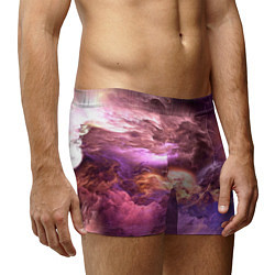 Трусы-боксеры мужские Фиолетовое облако, цвет: 3D-принт — фото 2