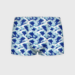 Мужские трусы Японские синие волны